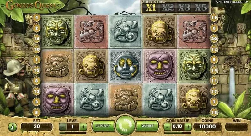 Gonzo's Quest - Screenshot du jeu