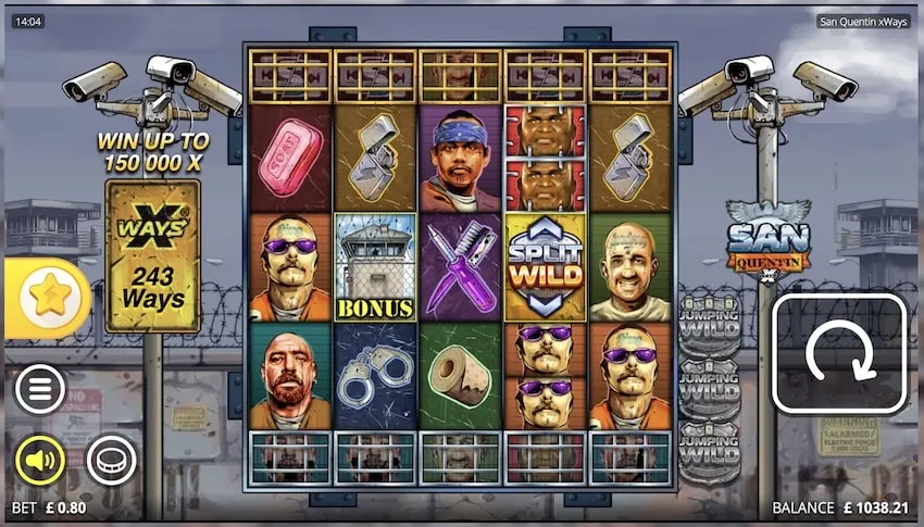 San Quentin xWays de Nolimit City